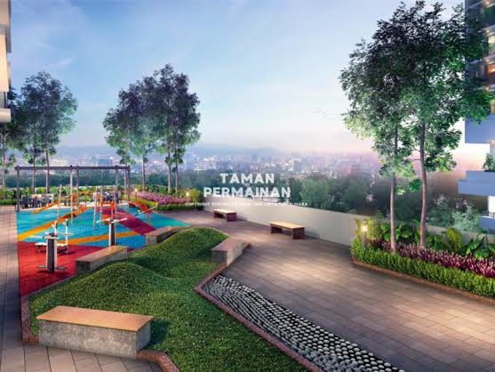 MH Platinum 2 rooftop playground and landscaped deck